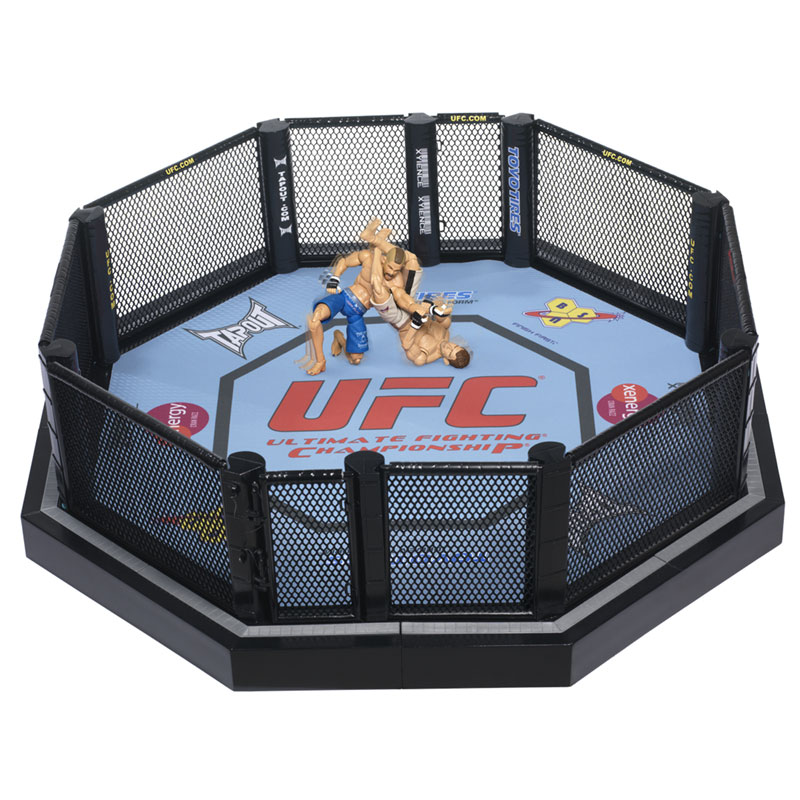 UPDATE – JAKKS UFC Real Scale Octagon – New Pics.